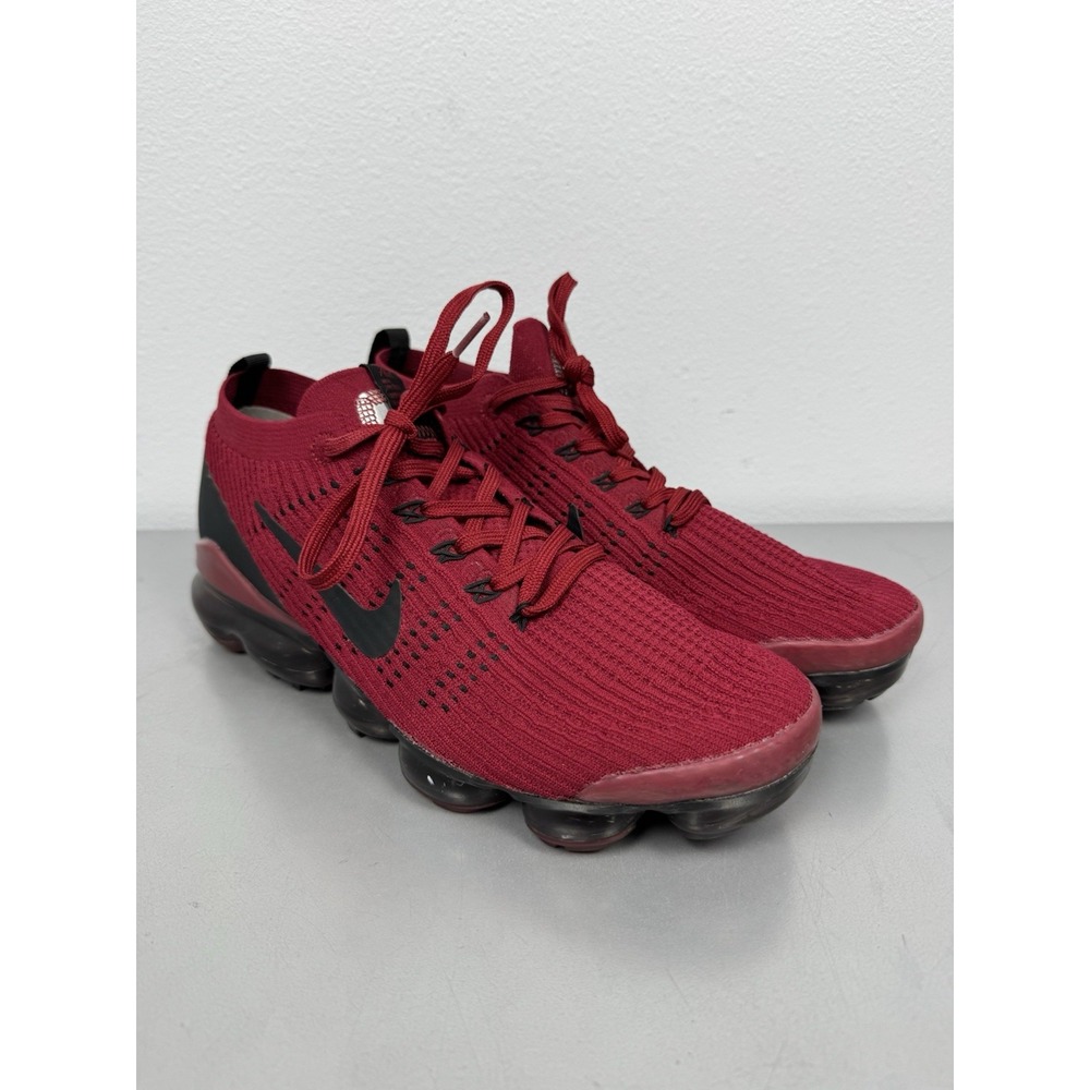 Nike Air VaporMax Flyknit 3 Noble Red Mens 11 Burgundy 2017 Shoes Sneakers